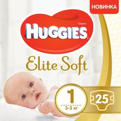 Акція на Huggies Elite Soft 1 Conv 25 від Stylus