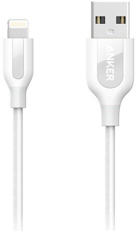 Акція на Anker Usb Cable to Lightning Powerline+ V3 90cm White (A8121H21/A8121G21) від Stylus