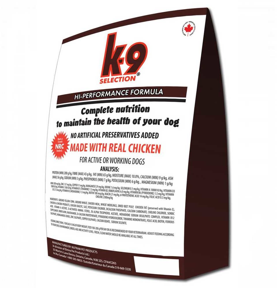 Сухой корм K9 Selection Performance усиленный для активных собак с курицей 20 кг (197 фиолет 20 кг)
Сухой корм K9 Selection Performance усиленный для активных собак с курицей 20 кг (197 фиолет 20 кг)