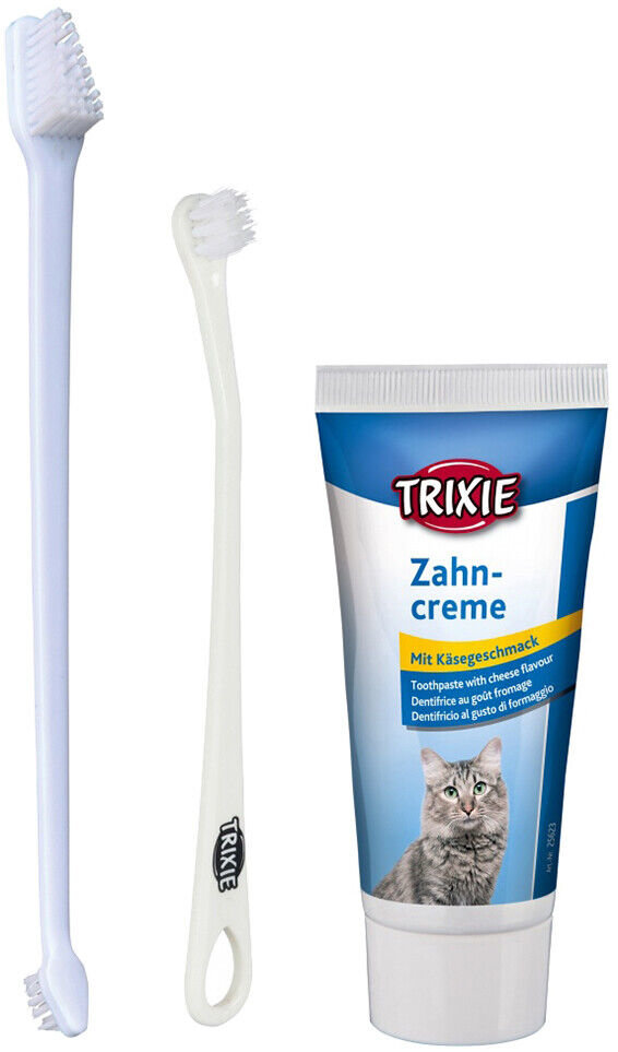 Зубная паста Trixie для котов со щеткой 50 г (4011905256207)