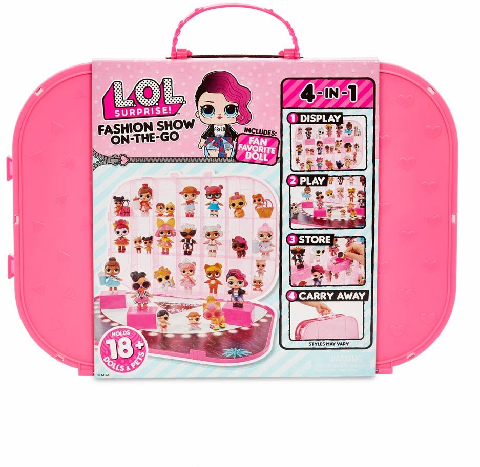 Игровой набор с эксклюзивной куклой L.O.L. SURPRISE! – ПОКАЗ МОД (ярко-розовый) (562689)
Игровой набор с эксклюзивной куклой L.O.L. SURPRISE! – ПОКАЗ МОД (ярко-розовый) (562689)