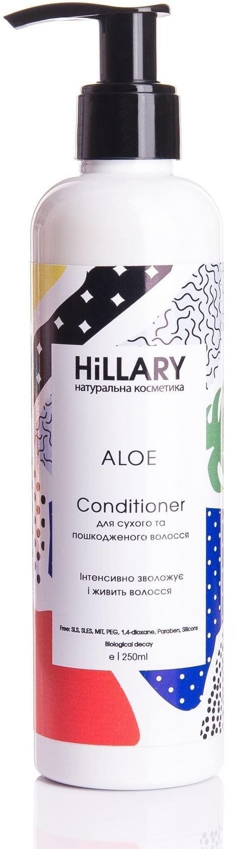 Акція на HiLLARY Aloe Сonditioner 250 ml Натуральный кондиционер для сухих и поврежденных волос від Stylus