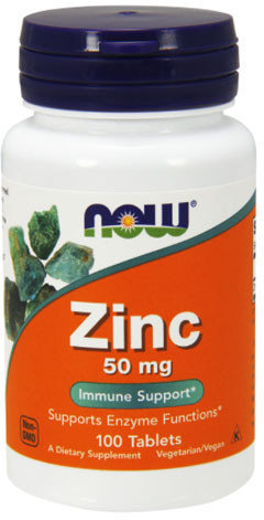 Акція на Now Foods Zinc Gluconate 50 mg 100 Tabs Цинк глюконат від Stylus