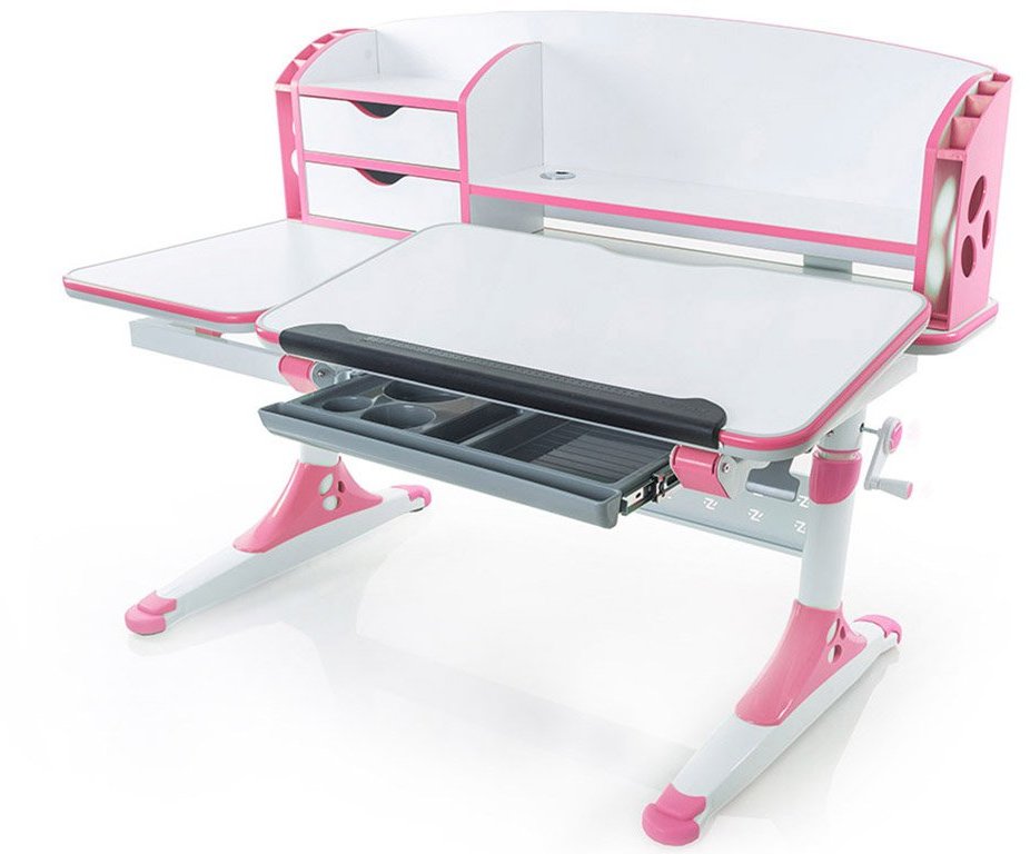 Стол Evo-kids Aivengo (L) Pink (арт.Evo-720 WP) - столешница белая / ножки белые с розовым
Стол Evo-kids Aivengo (L) Pink (арт.Evo-720 WP) - столешница белая / ножки белые с розовым