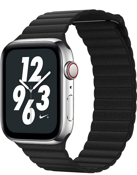 COTEetCI W7 Leather Magnet Band Black (WH5205-BK) for Apple Watch 38/40mm