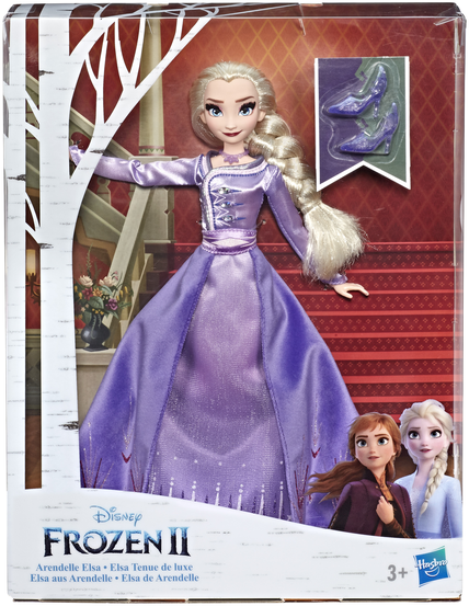 Акция на Кукла Hasbro Frozen Холодное сердце 2 Делюкс Эльза (E5499_E6844) от Stylus