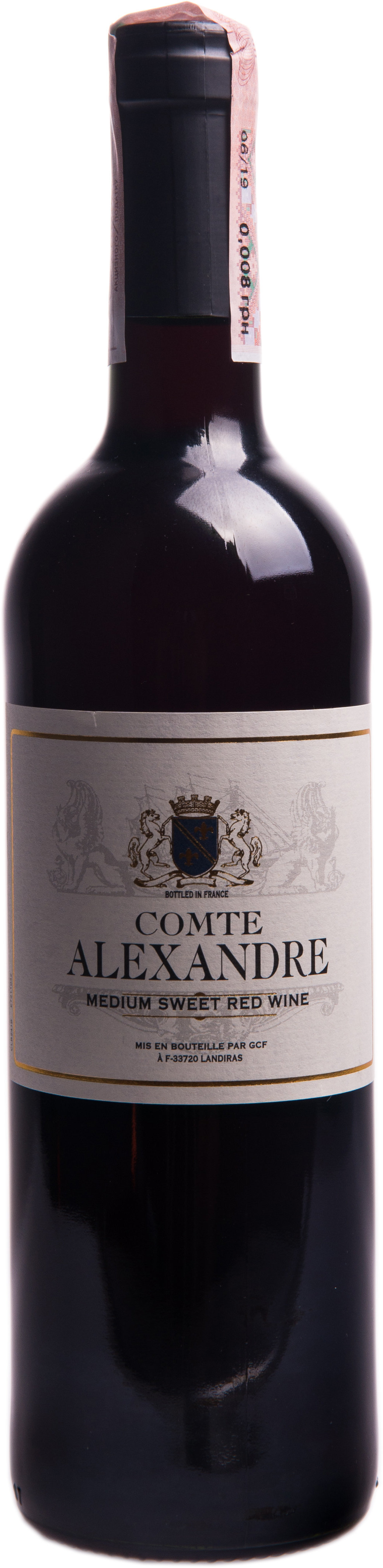 Акция на Вино Comte Alexandre красное полусладкое 0.75л 10.5% (PLK3500610103445) от Stylus