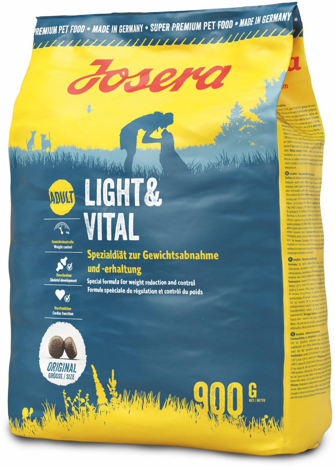Сухой корм для малоактивных собак Josera Light & Vital Adult с курицей 900 г (4032254745297)
Сухой корм для малоактивных собак Josera Light & Vital Adult с курицей 900 г (4032254745297)