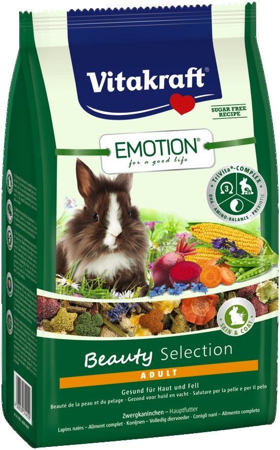 Корм для кроликов Vitakraft Emotion Beauty Selection Adult 600 г (4008239337450)