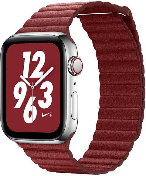 COTEetCI W7 Leather Magnet Band Red (WH5205-RD) for Apple Watch 38/40mm