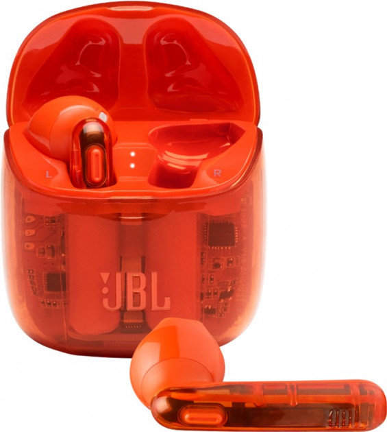 Акція на Jbl T225TWS Ghost Orange (JBLT225TWSGHOSTORG) від Stylus