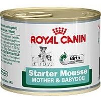 Акция на Влажный корм Royal Canin Starter Mousse для беременных собак и щенков всех пород 195 г (9003579311462) от Stylus
