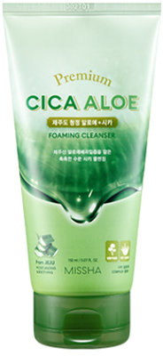 Акція на Missha Premium Cica Aloe Cleansing Foam Пенка для умывания с алоэ и центеллой 150 ml від Stylus