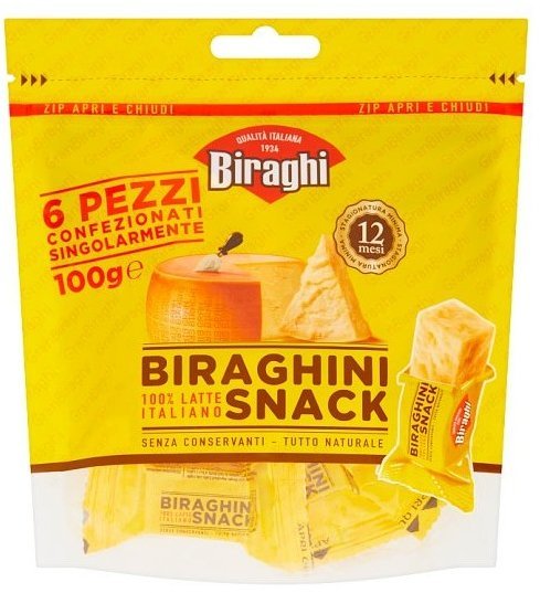 Акція на Сыр GranBiraghi Gran Biraghini Snack 6 X 16,67 гр (WT2577) від Stylus