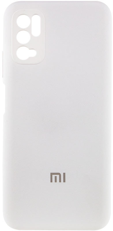 Mobile Case Silicone Cover Shield Camera White for Xiaomi Redmi Note 10 5G / Poco M3 Pro / Poco M3 Pro 5G