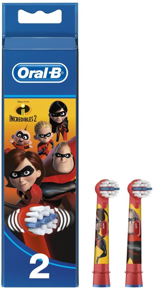 Акция на Насадка для зубной щетки Braun Oral-B Stages Power Eb 10-2kids Incredibles2 от Stylus