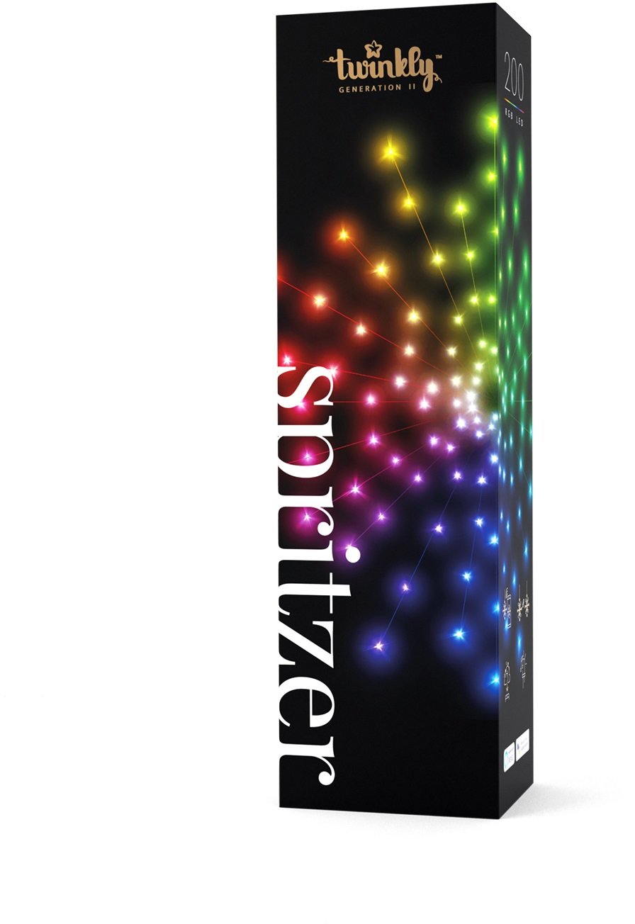 twinkly Smart LED Гирлянда Twinkly Spritzer RGB 200, Gen II, IP44, діаметр 60см, кабель белый TWB200STP-WEU