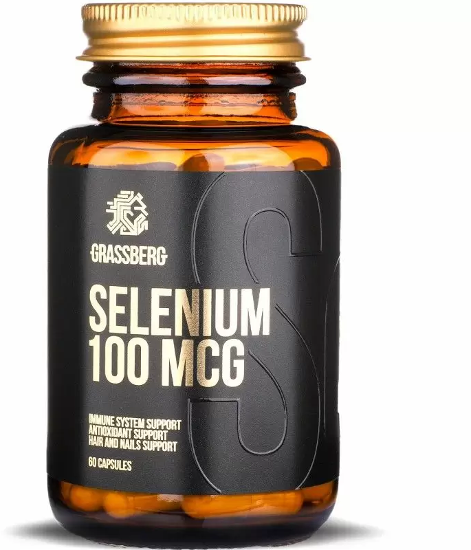 Акция на Grassberg Selenium 100 mcg Селен 60 капсул от Stylus