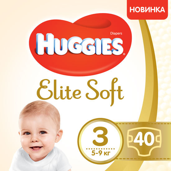 Акция на Huggies Elite Soft 3 Jumbo 40 от Stylus