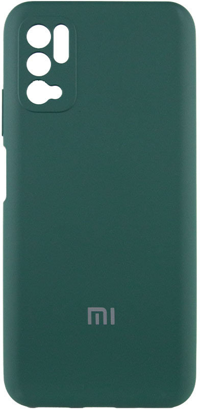 Mobile Case Silicone Cover Shield Camera Pine Green for Xiaomi Redmi Note 10 5G / Poco M3 Pro / Poco M3 Pro 5G