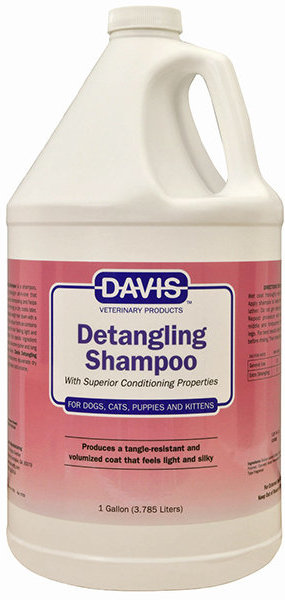 davis Шампунь-кондиционер концентрат Davis Detangling Shampoo от колтунов для собак, котов 3.8 л (52259)