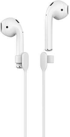 Акція на Держатель для наушников AhaStyle Earphone Strap White (AHA-01610-WHT) for Apple AirPods від Stylus