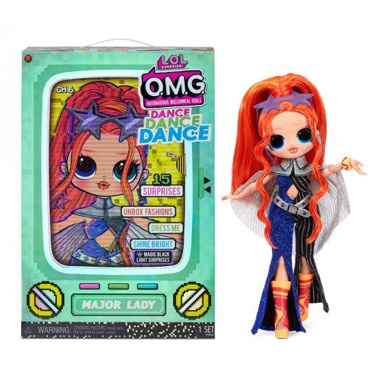 Игровой набор с куклой L.O.L. SURPRISE! серии O.M.G. Dance Леди-Крутышка (117889)
Игровой набор с куклой L.O.L. SURPRISE! серии O.M.G. Dance Леди-Крутышка (117889)