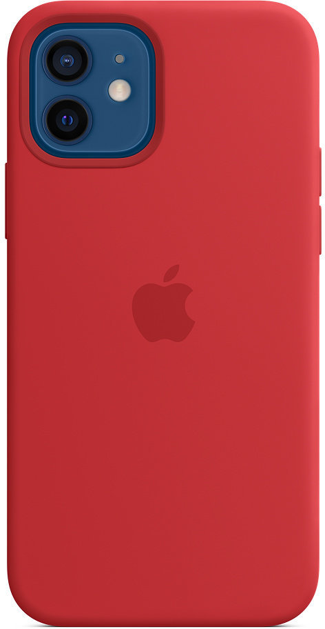 Apple Silicone Case with MagSafe (PRODUCT) Red (MHL63) for iPhone 12/iPhone 12 Pro