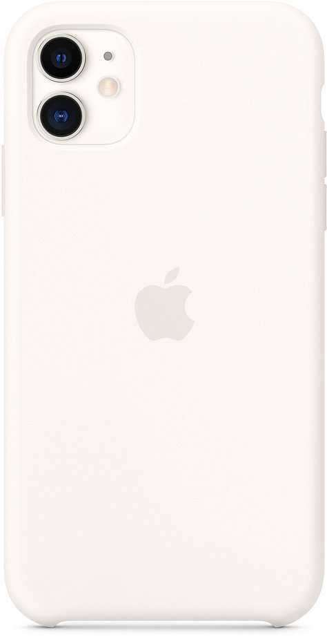 Apple Silicone Case White (MWVX2) for iPhone 11