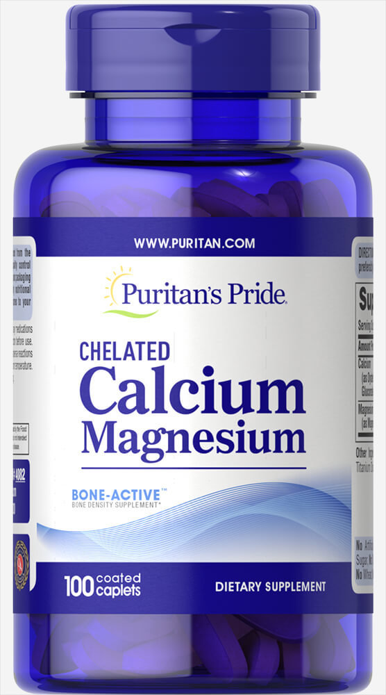 Акція на Puritan's Pride Calcium Magnesium Chelated 100 caps від Stylus