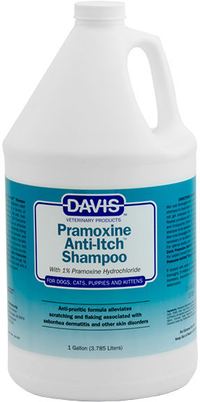 davis Шампунь Davis Pramoxine Anti-Itch Shampoo от зуда с 1% прамоксина гидрохлоридом для собак и котов 3.8 л (52897)