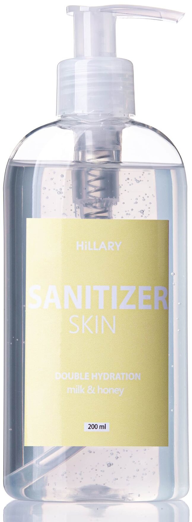 Акция на HiLLARY Skin Sanitizer Double Hydration milk & honey 200 ml Антисептик Санитайзер от Stylus