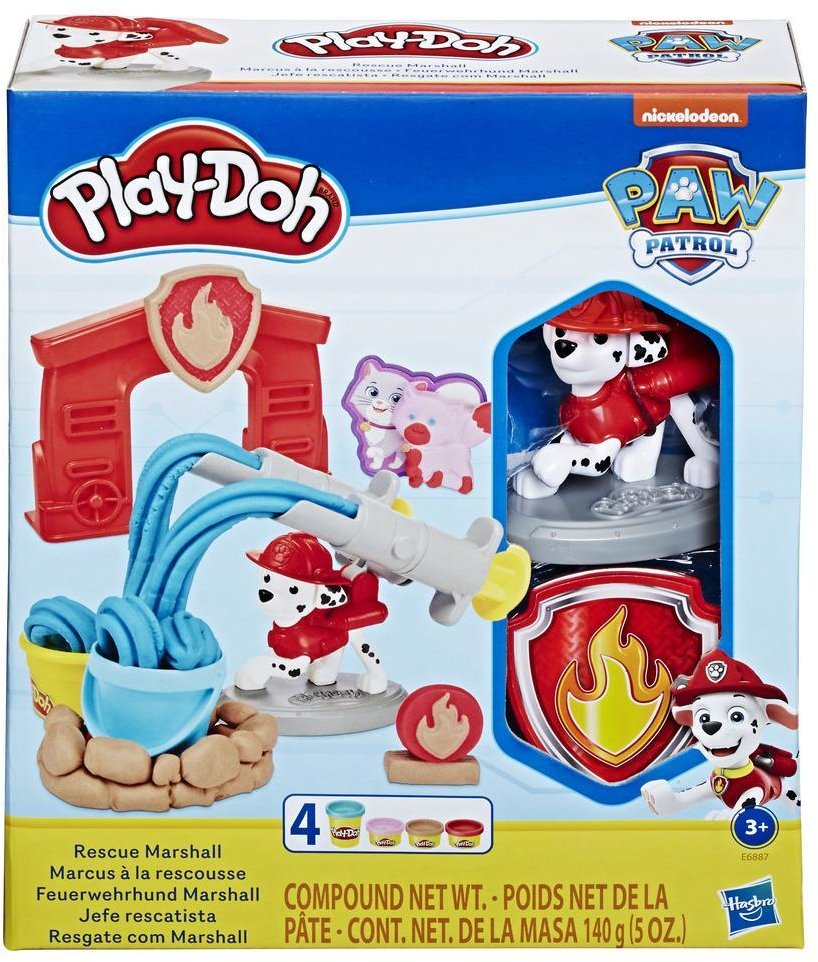 Набор игровой Hasbro Play-Doh Щенячий патруль пожарные (E6887)
