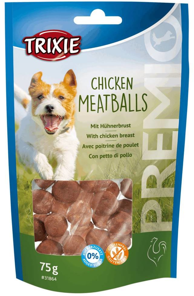 Лакомство для собак Trixie Premio Chicken Meat Balls куриные мясные шарики 75 г (4011905318646)
Лакомство для собак Trixie Premio Chicken Meat Balls куриные мясные шарики 75 г (4011905318646)