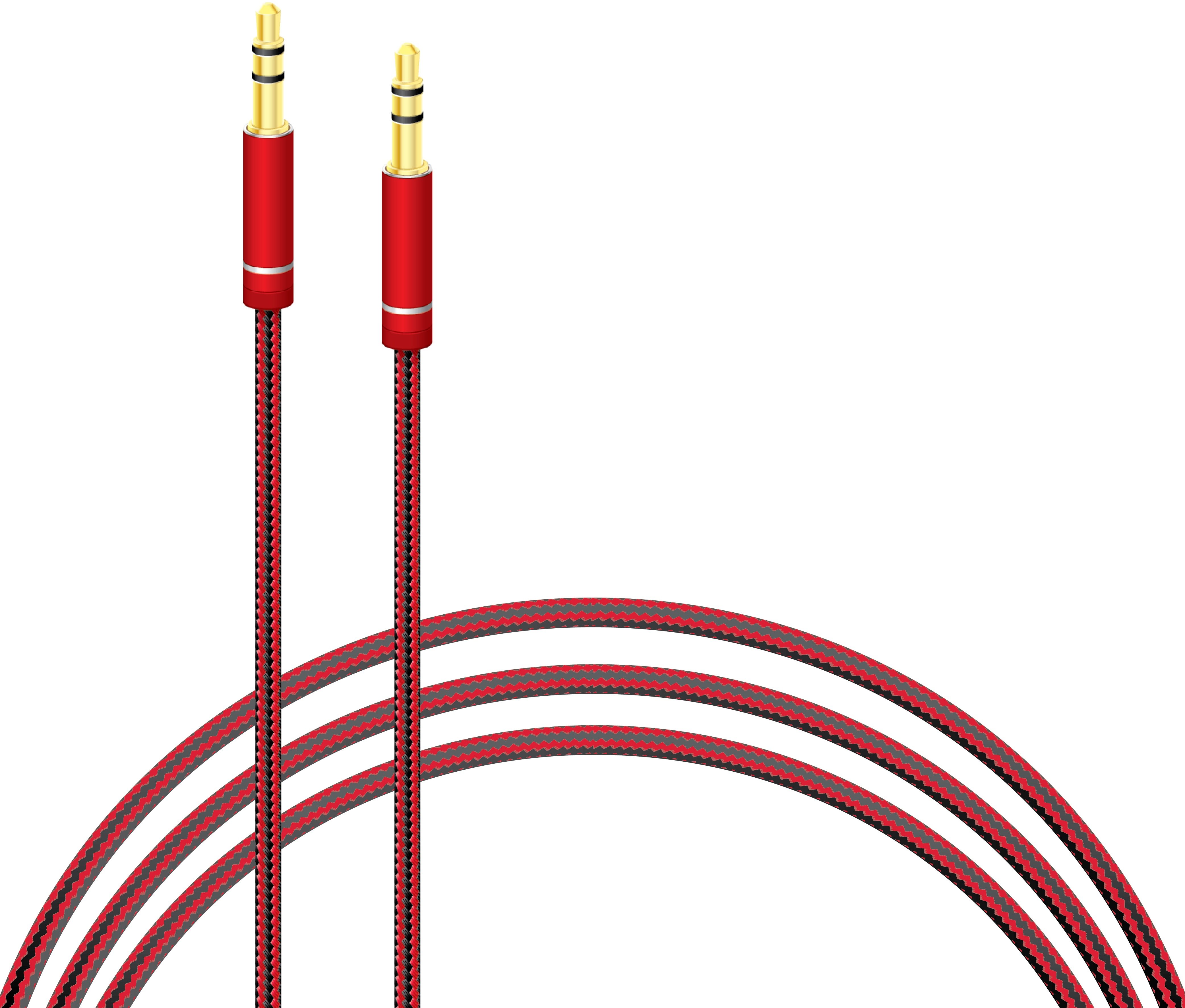 

Intaleo Audio Cable Aux 3.5mm Jack 1m Red (CBGNYA1)