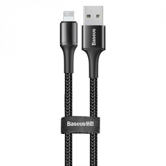 

Baseus Usb Cable to Lightning Halo 0.5m Black (CALGH-A01)