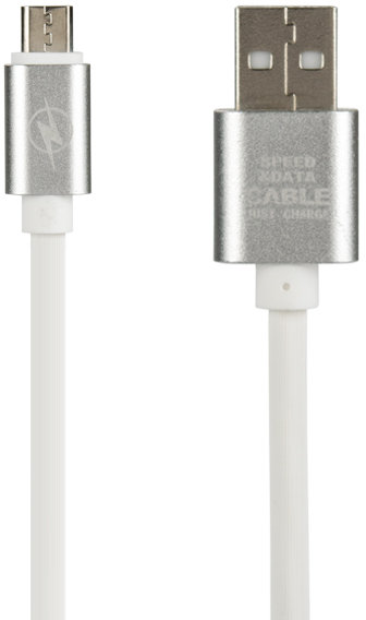 Акція на Gelius Usb Cable to microUSB Fast Speed 3.1A 1m White від Stylus