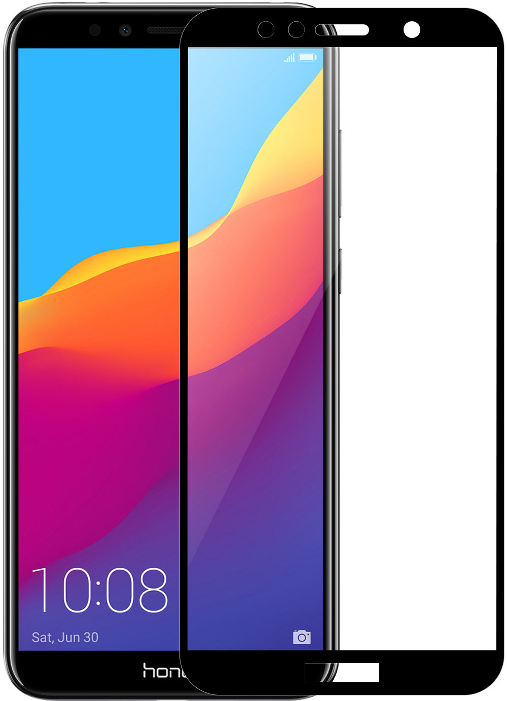 

MakeFuture Tempered Glass Full Cover Glue Black (MGFCFG-H7CB) for Honor 7C
