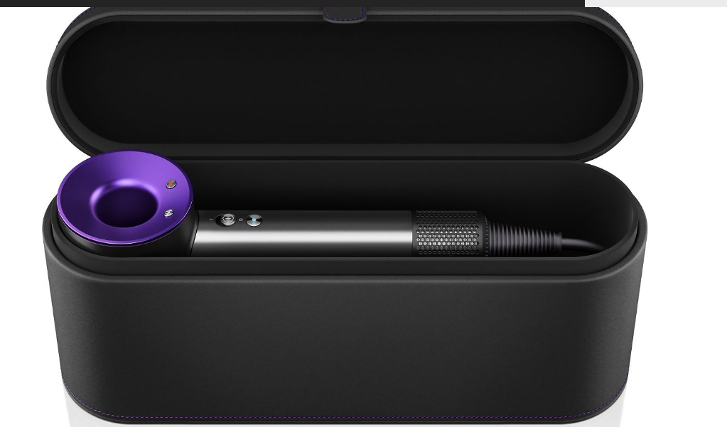 

Dyson Supersonic HD-01 Purple with Black leather case