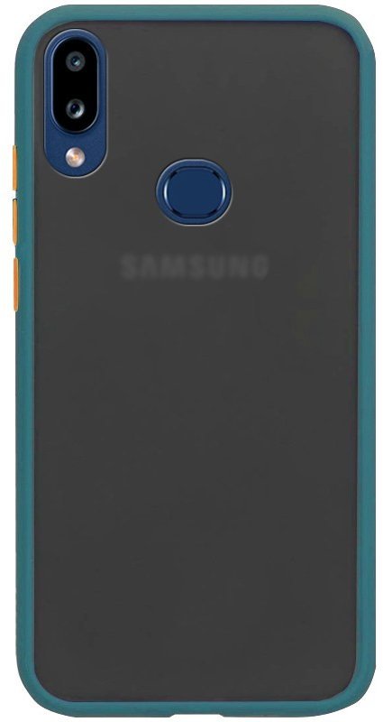 

Mobile Case Soft-touch with Color Buttons Marine Blue for Samsung A107 Galaxy A10s