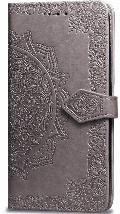 

Mobile Case Book Cover Art Leather Grey for Xiaomi Redmi 8