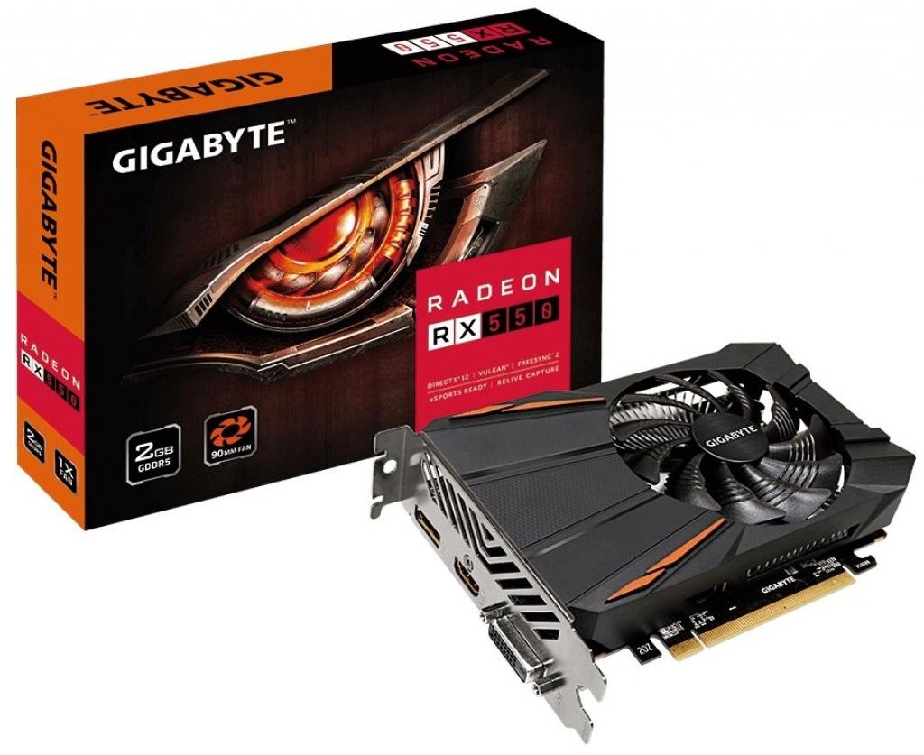 

Radeon Rx 550 2048Mb Gigabyte (GV-RX550D5-2GD)