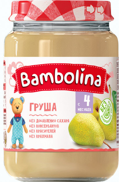 

Пюре Bambolina Груша 190 г new (4813163001908)