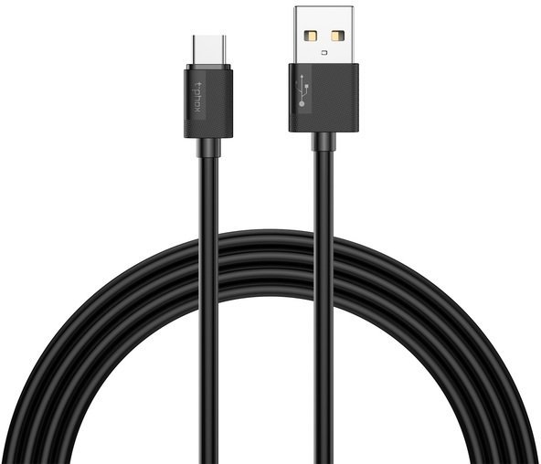 

T-PHOX Usb Cable to USB-C Nets 30cm Black (T-C801 Black)