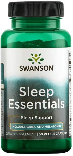 

Swanson Sleep Essentials Витамины для сна 60 веганских капсул