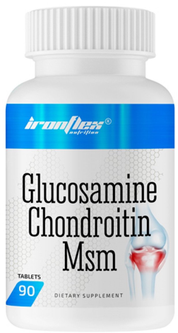 

IronFlex Nutrition Glucosamine + Msm + Chondroitin 90 Tablets