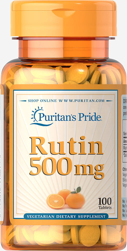 

Puritan's Pride Rutin 500 mg, 100 tabs