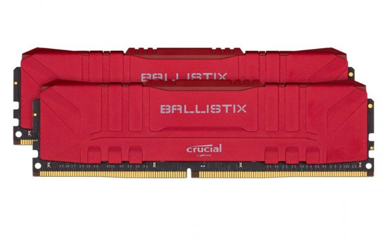 

Crucial 16 Gb (2x8GB) DDR4 3600 MHz Ballistix Red (BL2K8G36C16U4R)