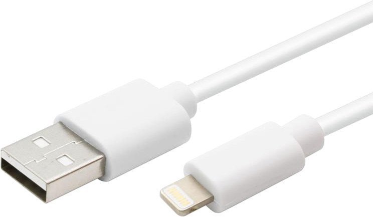 

2E Usb Cable to Lightning Single Molding Type 1m White (2E-CCLPVC-1MWT)