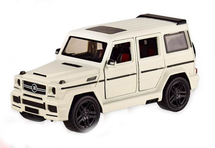 

Машинка металл 7688MW АВТОПРОМ 1:24 Mercedes-benz G65 Amg Brabus, цвет матово-белый